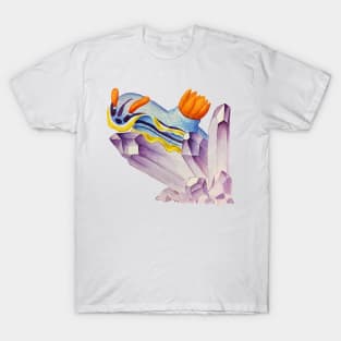 Nudibranch on a Crystal T-Shirt